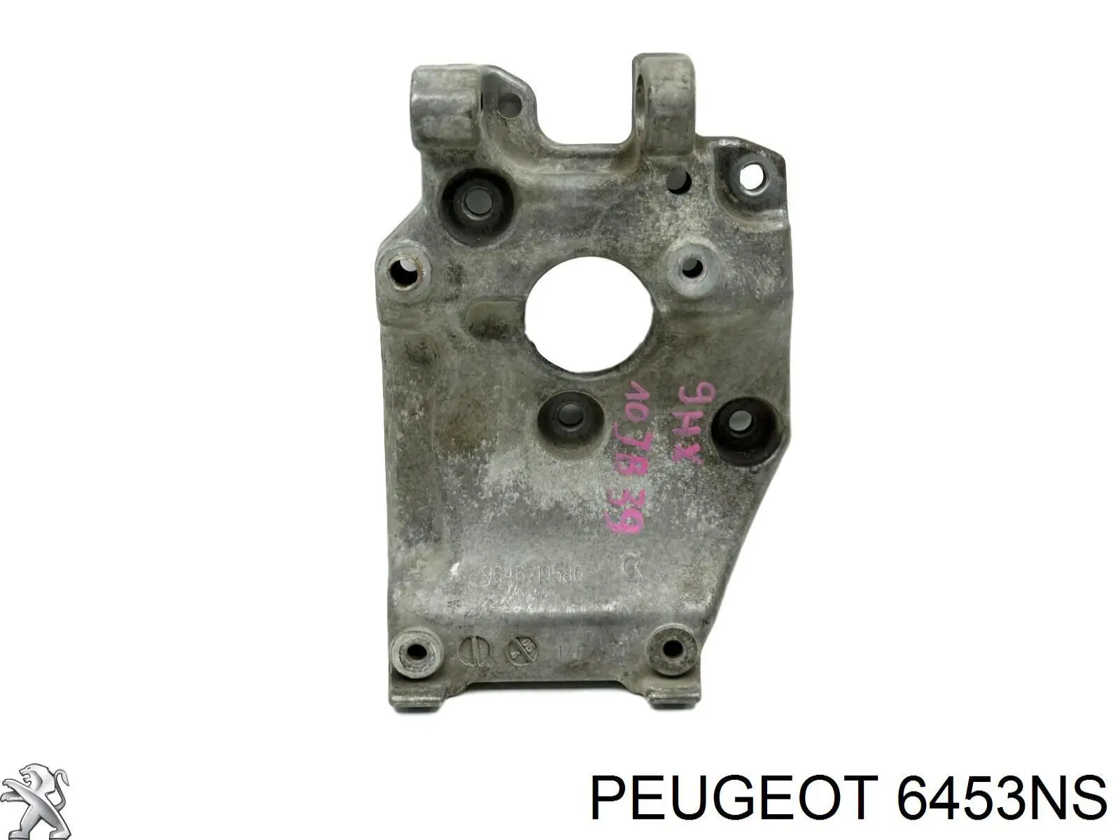 6453NS Peugeot/Citroen кронштейн компрессора кондиционера