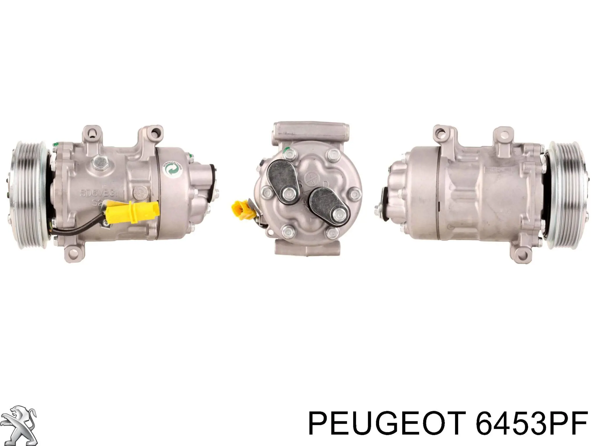 6453PF Peugeot/Citroen компрессор кондиционера