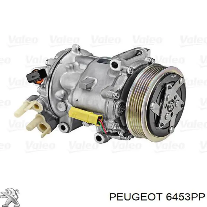 6453PP Peugeot/Citroen компрессор кондиционера