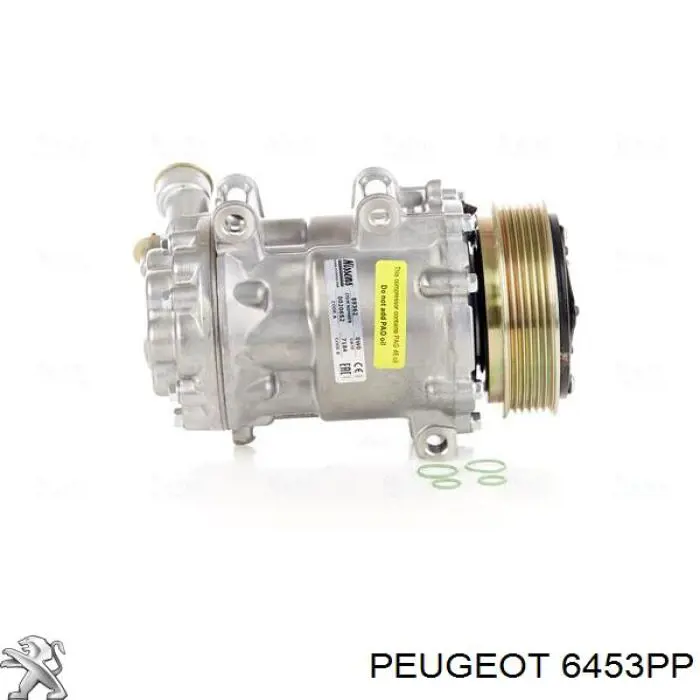 Compresor de aire acondicionado 6453PP Peugeot/Citroen