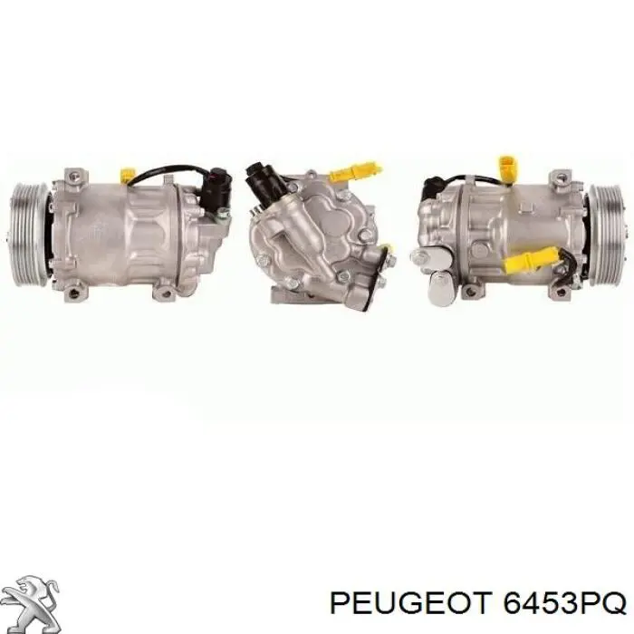 6453PQ Peugeot/Citroen компрессор кондиционера