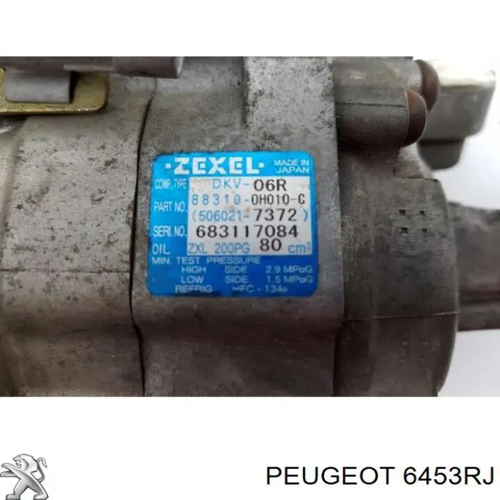 Насос кондиционера Peugeot/Citroen 6453RJ