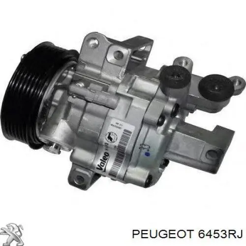 Compresor de aire acondicionado 6453RJ Peugeot/Citroen