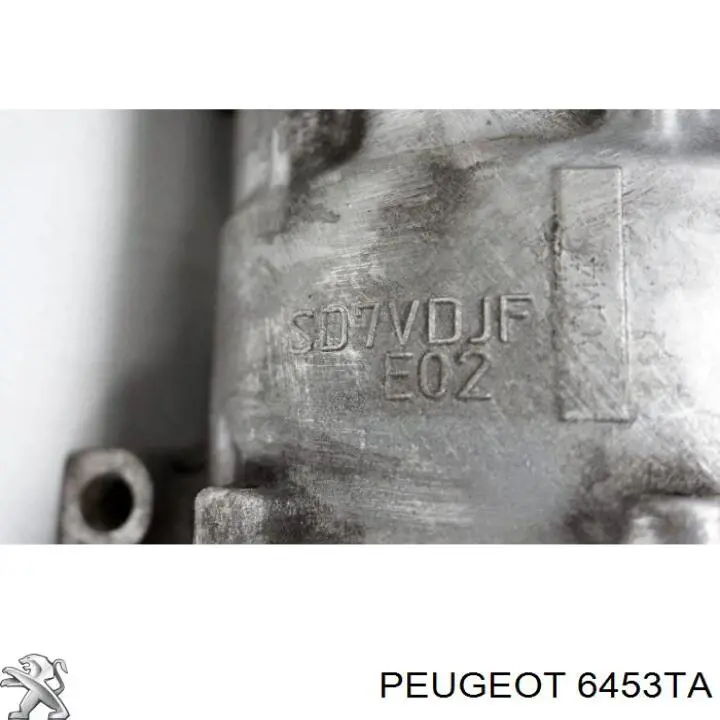 Компрессор кондиционера 6453TA Peugeot/Citroen