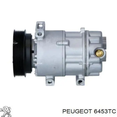 Compresor de aire acondicionado 6453TC Peugeot/Citroen