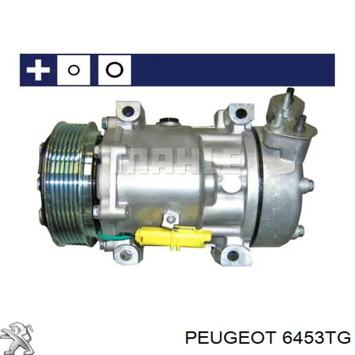 6453TG Peugeot/Citroen компрессор кондиционера