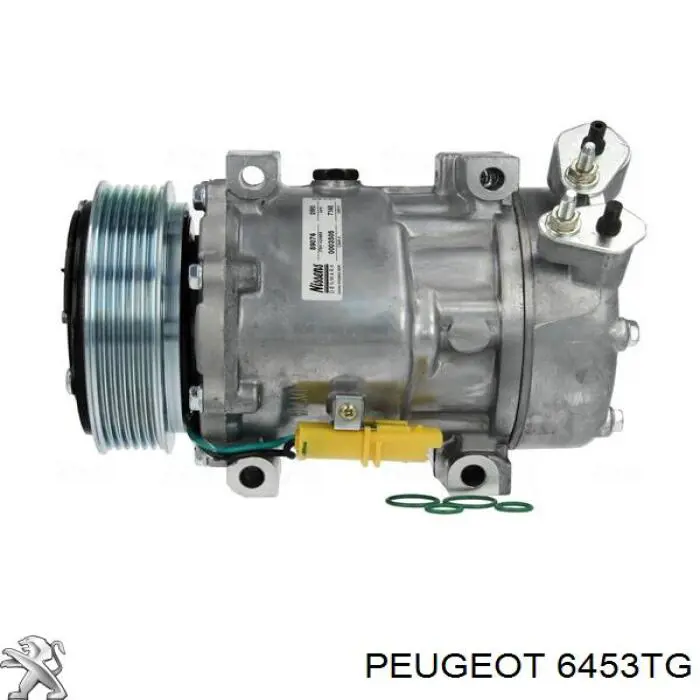 Compresor de aire acondicionado 6453TG Peugeot/Citroen
