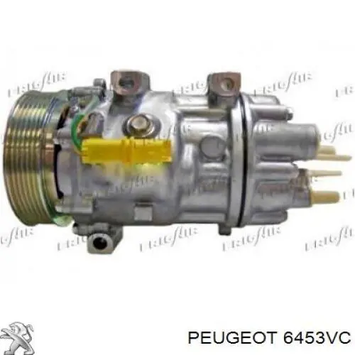 Compresor de aire acondicionado 6453VC Peugeot/Citroen
