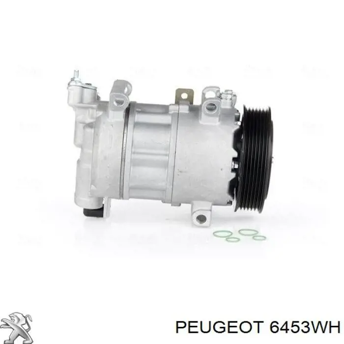 Compresor de aire acondicionado 6453WH Peugeot/Citroen