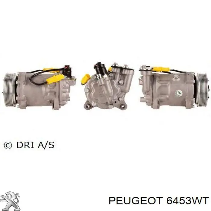 6453WT Peugeot/Citroen компрессор кондиционера