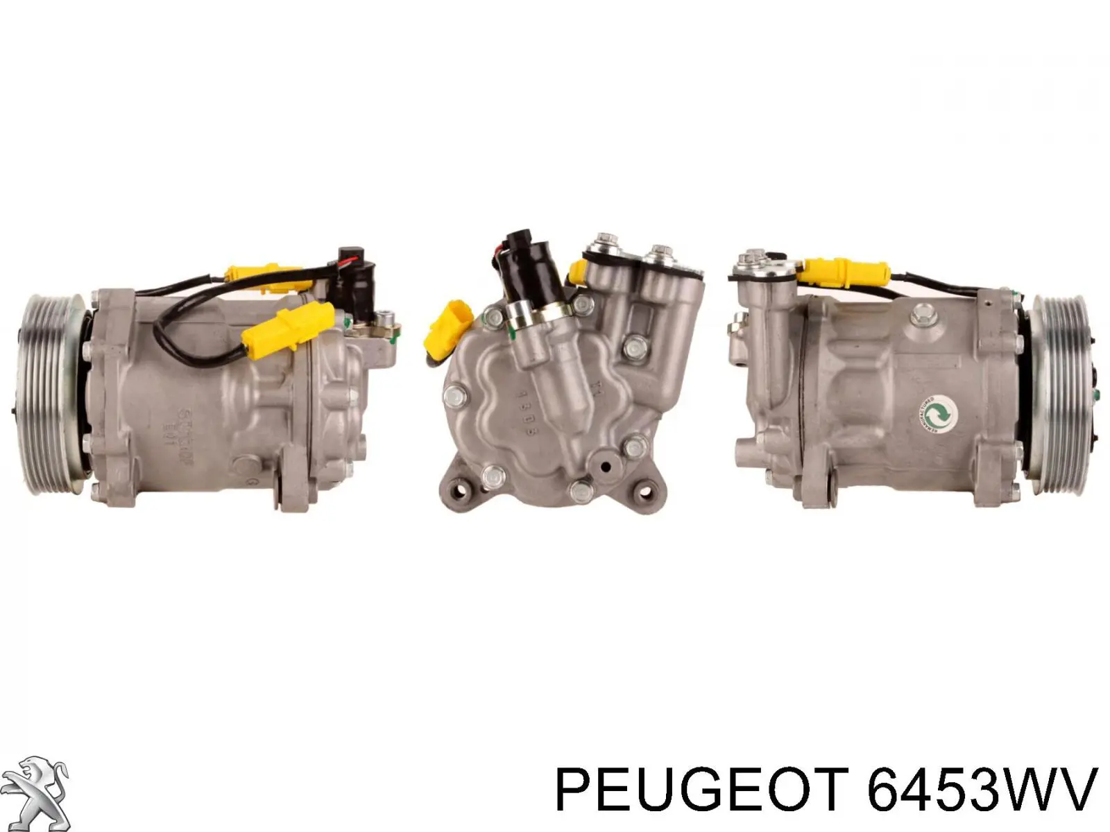 6453WV Peugeot/Citroen компрессор кондиционера