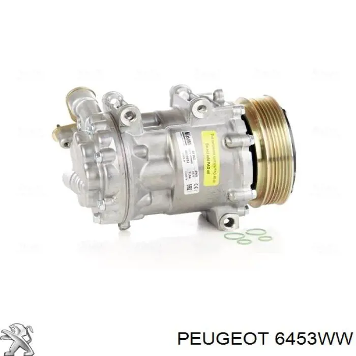 6453WW Peugeot/Citroen Компрессор хладагента