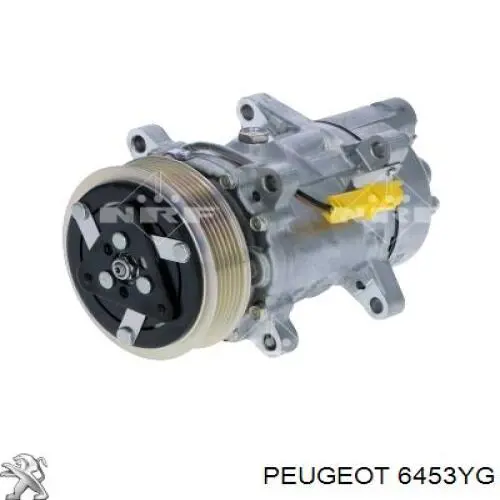 Купить 6453YG Peugeot/Citroen Компрессор климатической установки