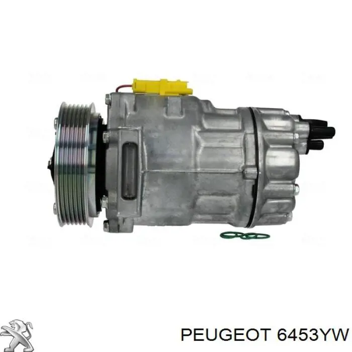 Compresor de aire acondicionado 6453YW Peugeot/Citroen