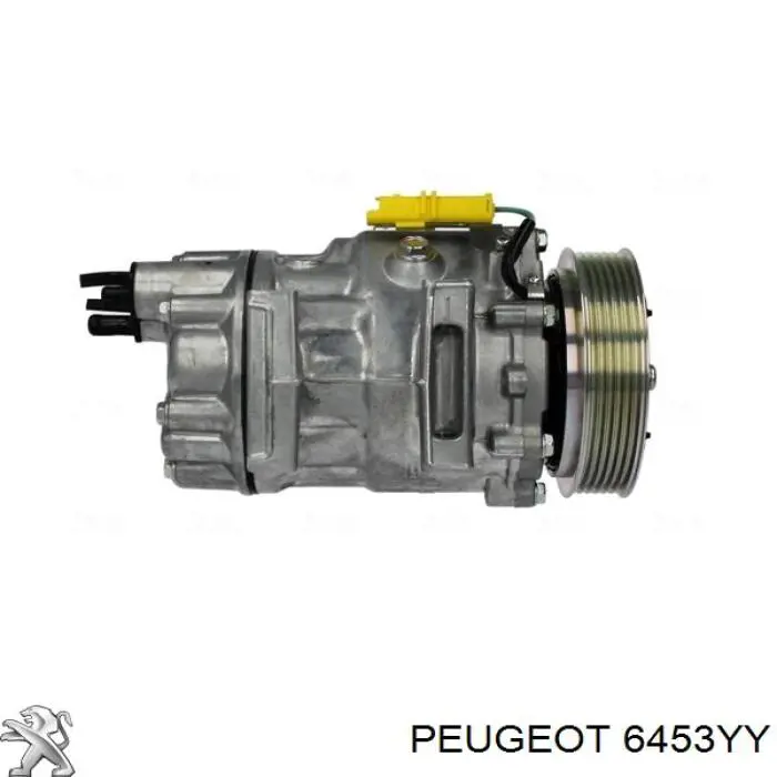 6453YY Peugeot/Citroen компрессор кондиционера
