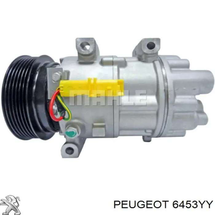 Compresor de aire acondicionado 6453YY Peugeot/Citroen