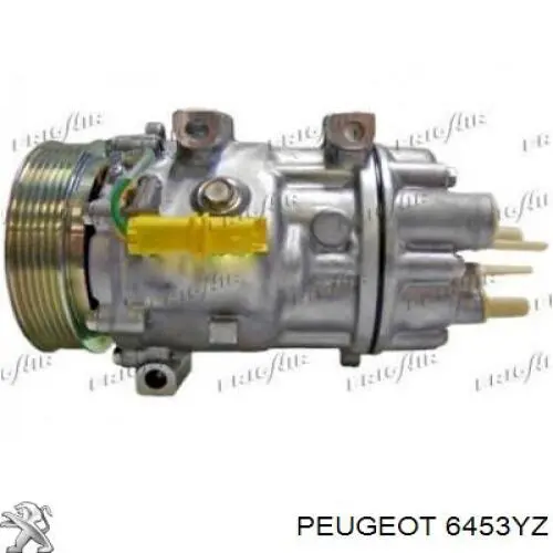 6453YZ Peugeot/Citroen компрессор кондиционера