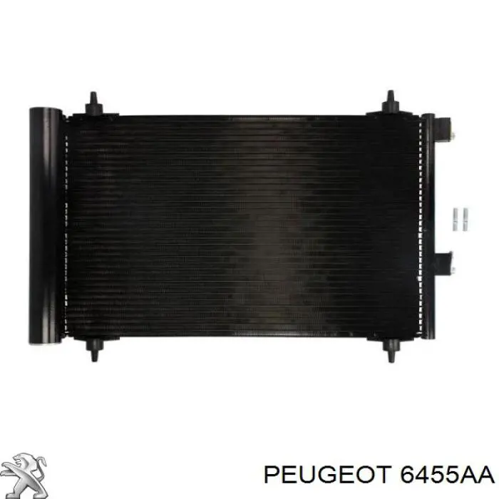 Condensador aire acondicionado 6455AA Peugeot/Citroen