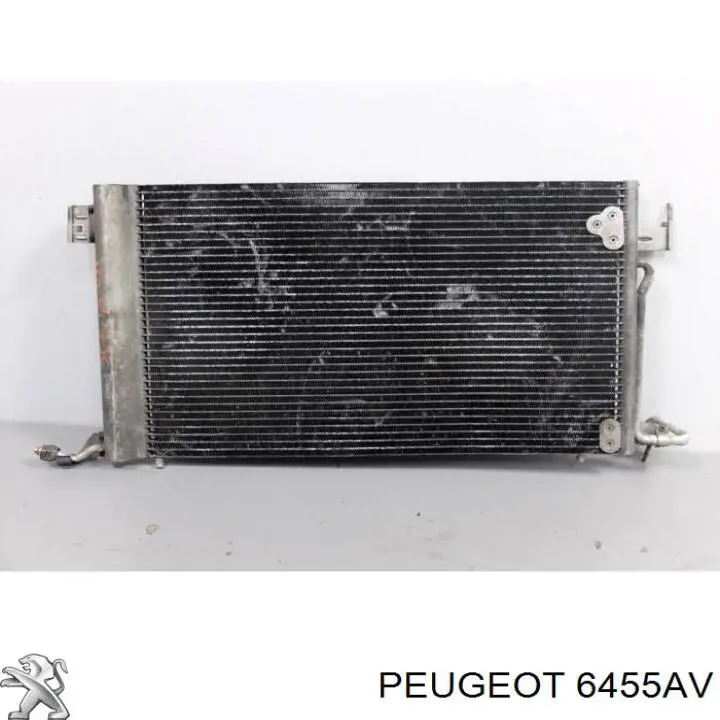 Радиатор кондиционера 6455AV Peugeot/Citroen