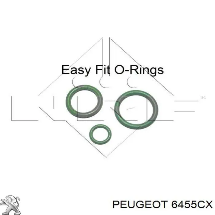 Купить 6455CX Peugeot/Citroen Радиатор системы охлаждения кондиционера