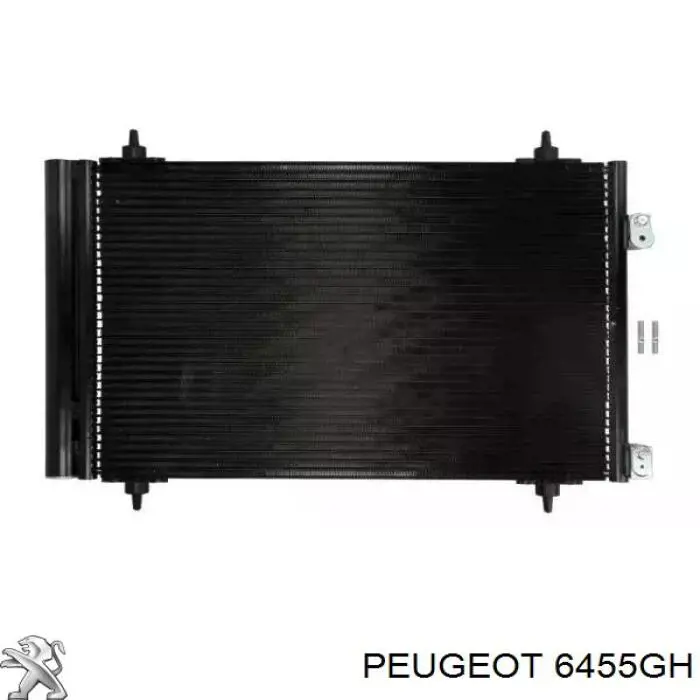 6455GH Peugeot/Citroen radiador de aparelho de ar condicionado