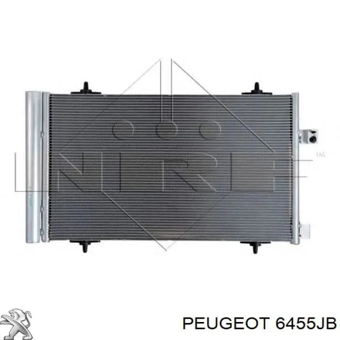 6455JB Peugeot/Citroen радиатор кондиционера