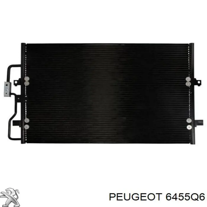 6455Q6 Peugeot/Citroen радиатор кондиционера