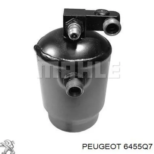 Receptor-secador del aire acondicionado 6455Q7 Peugeot/Citroen