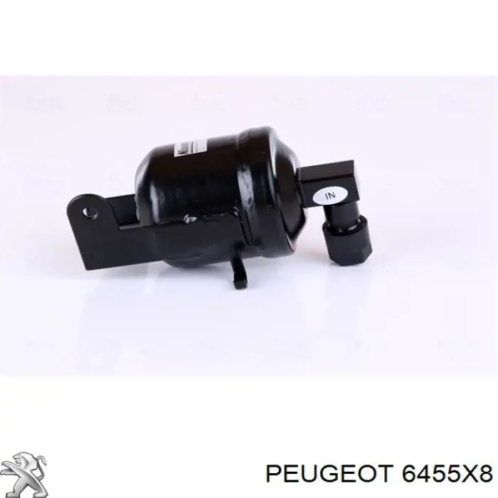 Receptor-secador del aire acondicionado 6455X8 Peugeot/Citroen