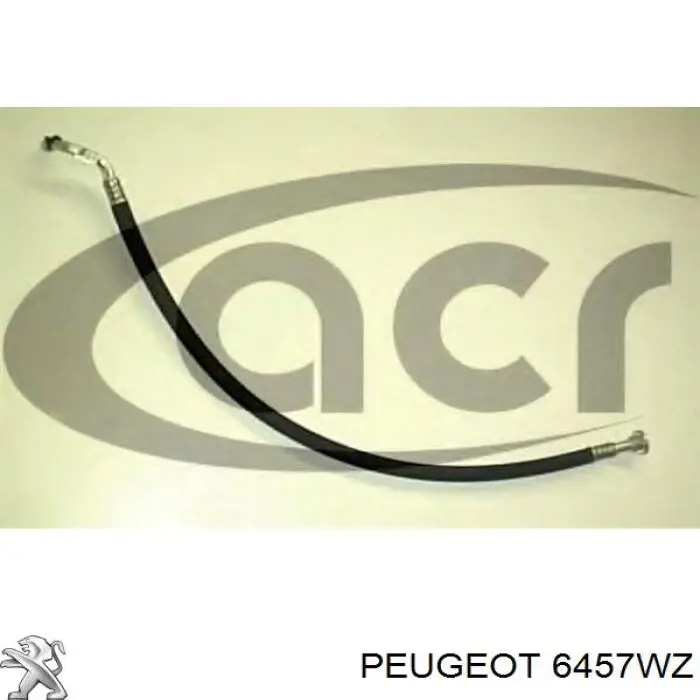 6457WZ PEUGEOT Tubería de alta presión, aire acondicionado, de compresor aire acondicionado a condensador original y equivalente