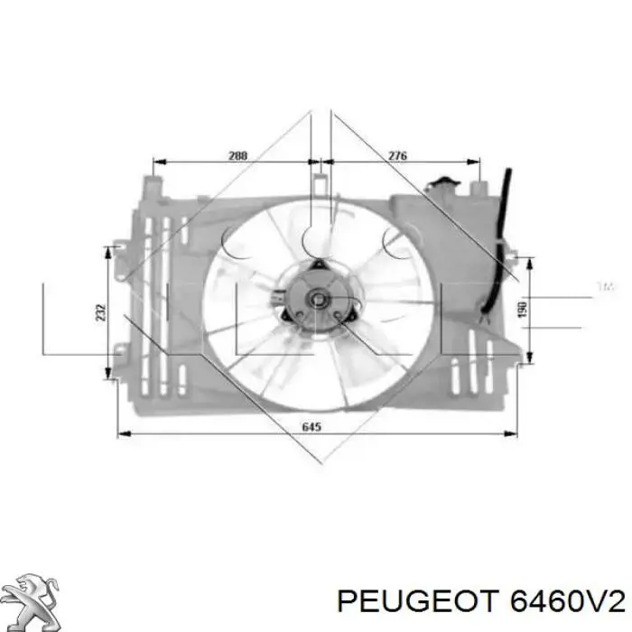Шланг кондиционера, от испарителя к компрессору Peugeot/Citroen 6460GA цена, от 38.46 USD