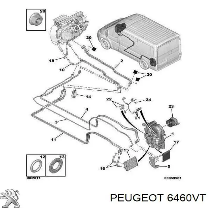 00006460VT Peugeot/Citroen 