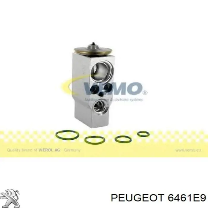 6461E9 Peugeot/Citroen клапан trv кондиционера