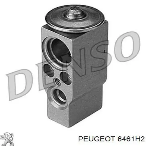 6461H2 Peugeot/Citroen клапан trv кондиционера