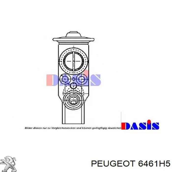 6461H5 Peugeot/Citroen клапан trv кондиционера