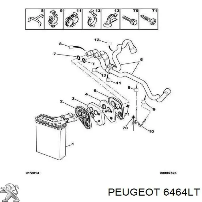  6464LT Peugeot/Citroen