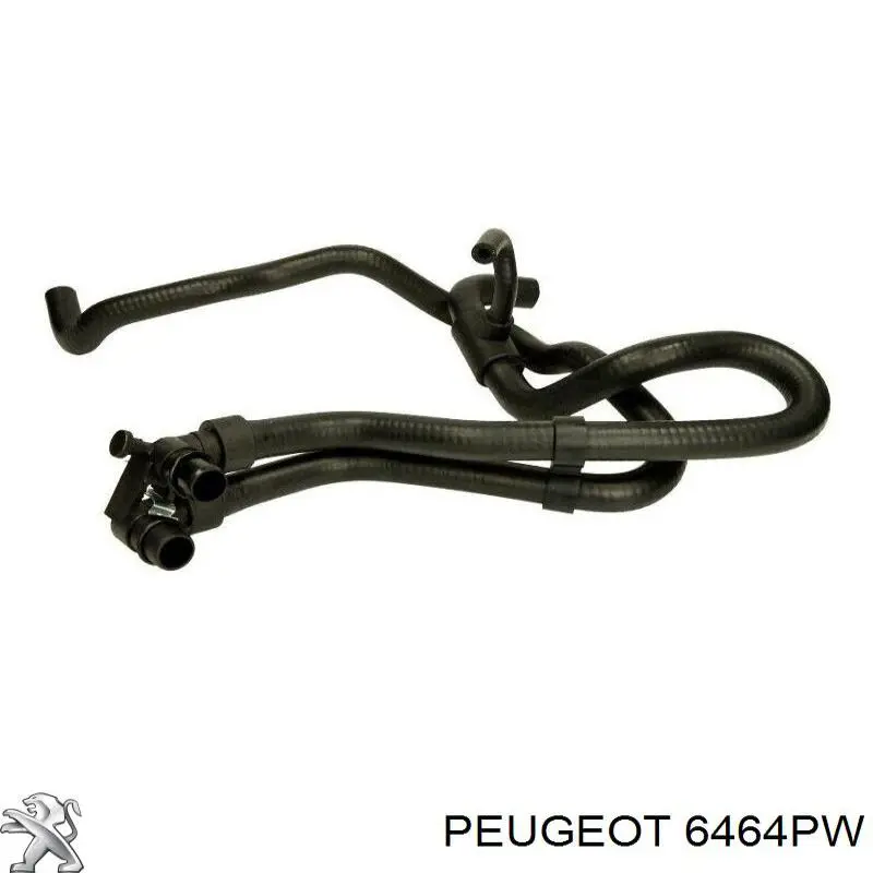 Шланг радиатора отопителя/печки Peugeot/Citroen 6464PW