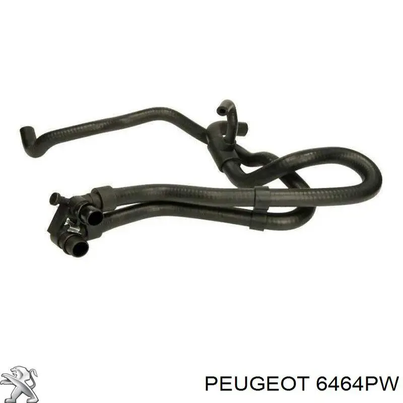 6464PW Peugeot/Citroen Шланг печки/отопителя