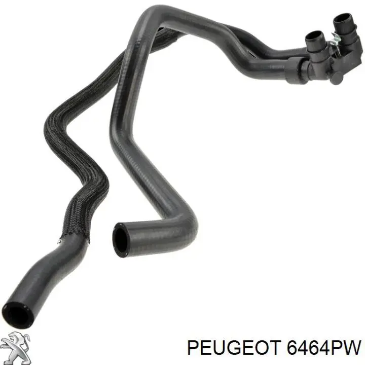 Купить 6464PW Peugeot/Citroen Шланг радиатора отопителя/печки, сдвоенный