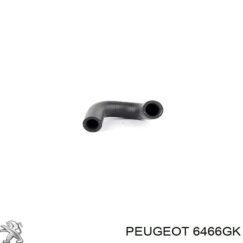 Шланг радиатора отопителя (печки), сдвоенный Peugeot/Citroen 6466GK