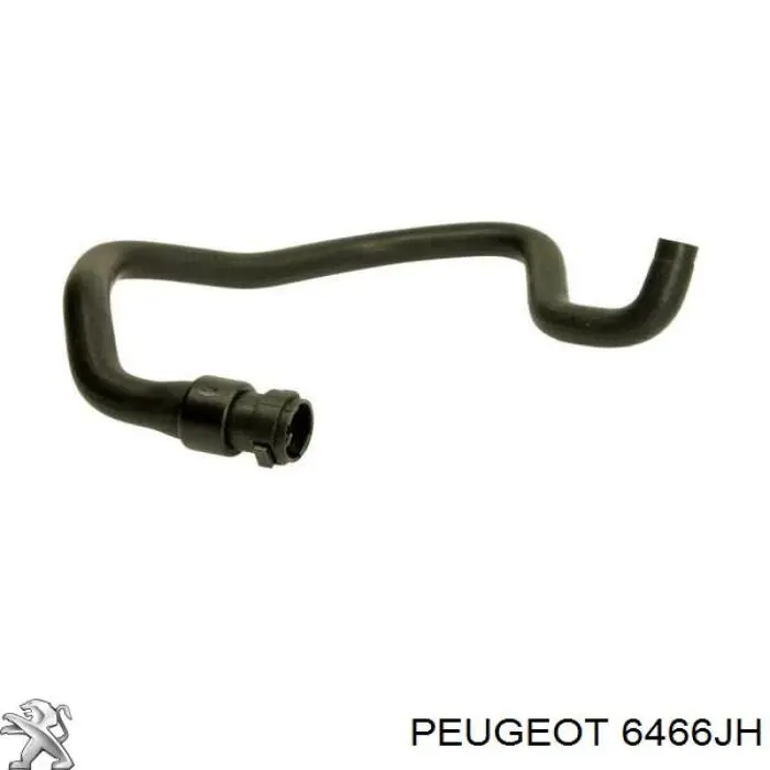 6466JH Peugeot/Citroen шланг радиатора отопителя (печки, подача)