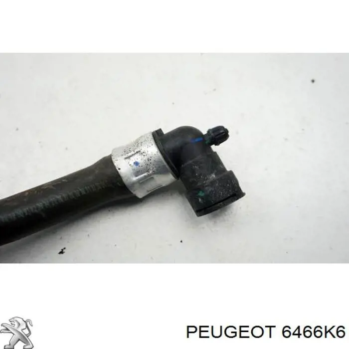 6466K6 Peugeot/Citroen шланг радиатора отопителя (печки, обратка)