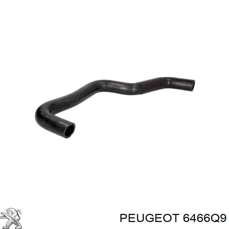 6466Q9 Peugeot/Citroen шланг (патрубок системы охлаждения)