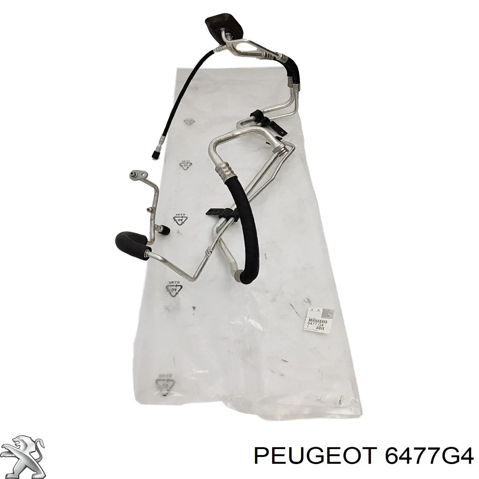 6477G4 PEUGEOT Tubería de baja / alta presión, aire acondicionado, de evaporador a compresor original y equivalente