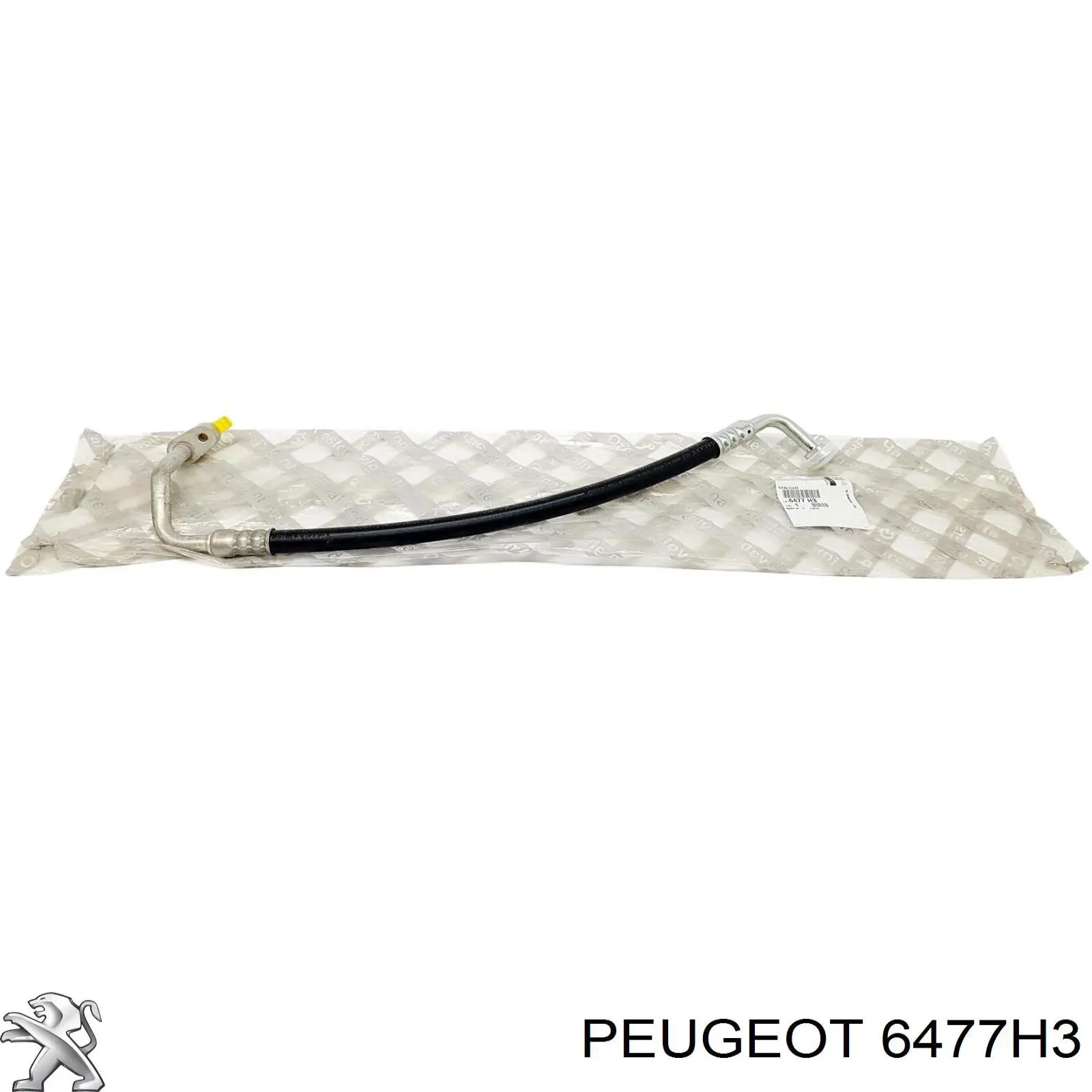 6477H3 Peugeot/Citroen Шланг кондиционера, от компрессора к радиатору