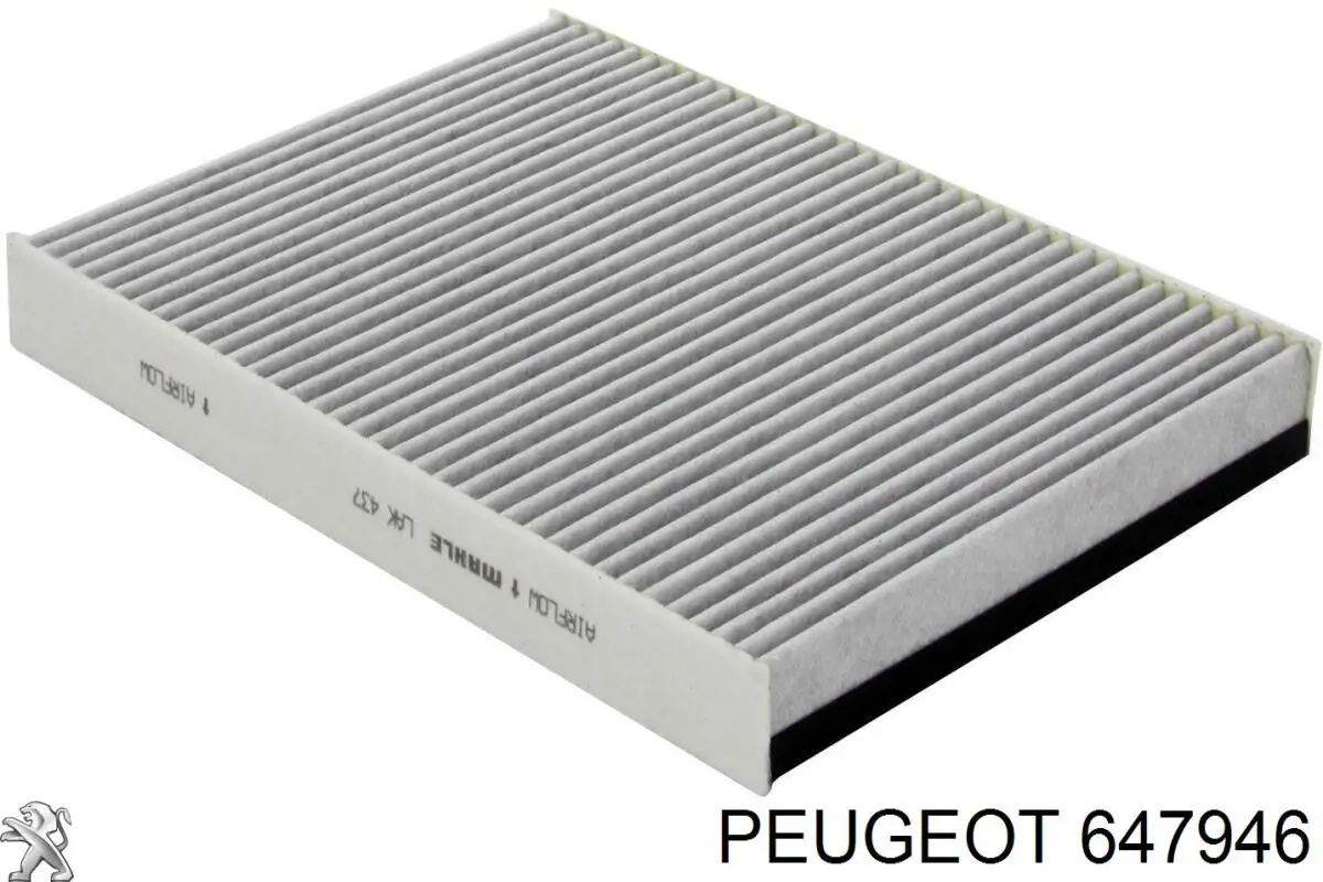 Filtro de habitáculo 647946 Peugeot/Citroen