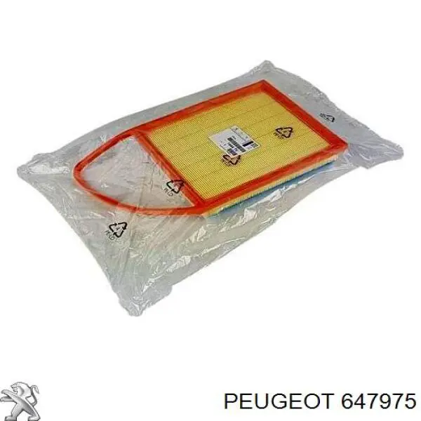 Воздушный фильтр салона Peugeot/Citroen 647975