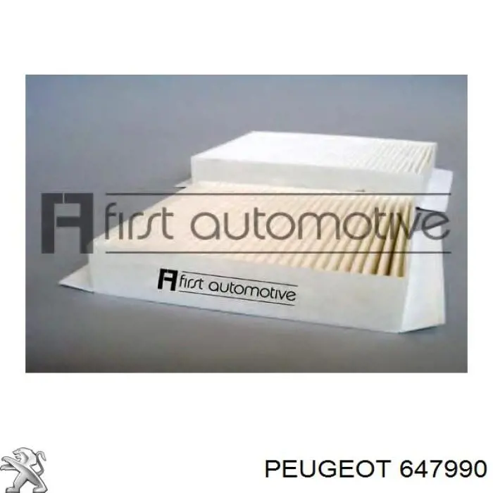 647990 Peugeot/Citroen Внутрисалонный фильтр