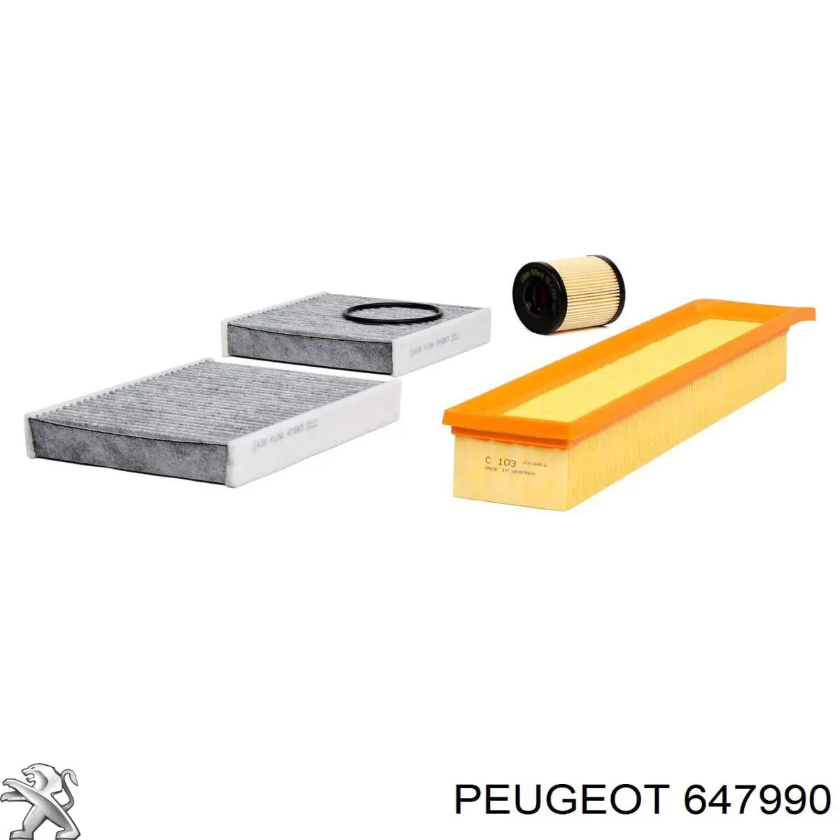 Купить 647990 Peugeot/Citroen Фильтр салона угольный