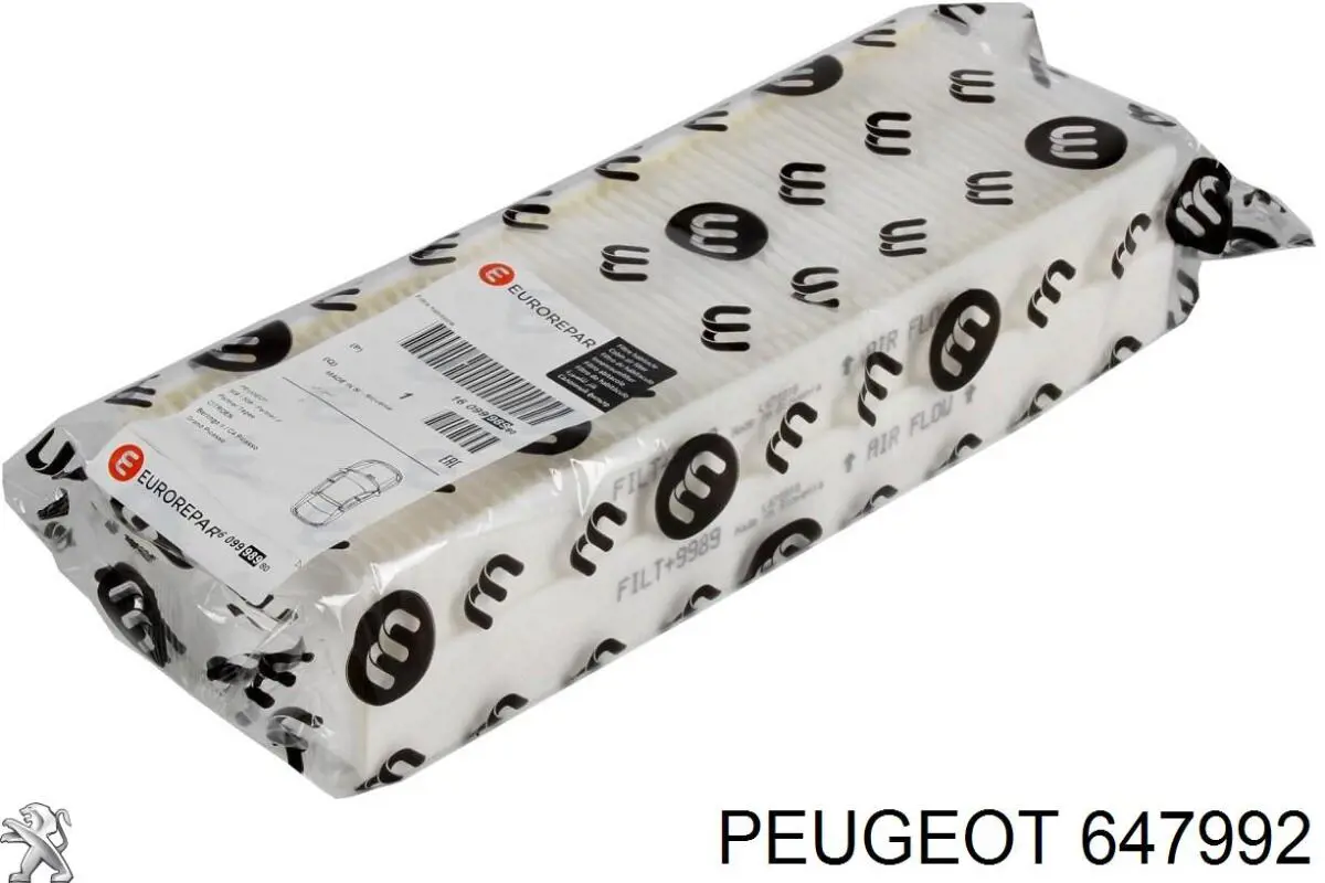 Купить 647992 Peugeot/Citroen Фильтр салона угольный